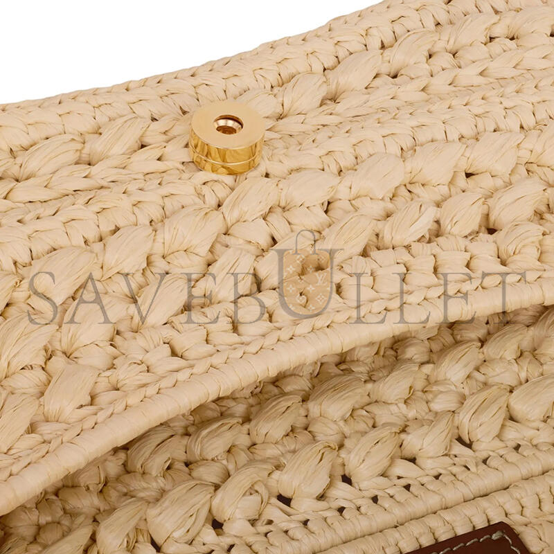 Ce1i*e teen lola in raffia effect 119862etu.02nt (20*11.5*5cm)